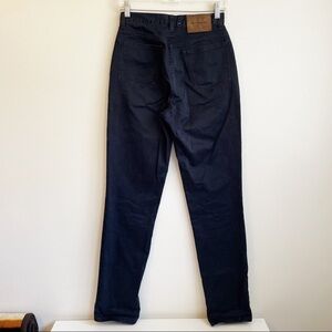 CALVIN KLEIN vintage high rise navy blue jeans pants straight leg 26 nautical